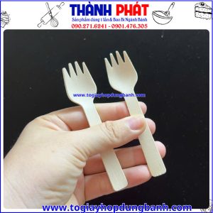 nĩa gỗ ăn bánh- nĩa gỗ ăn mousse- nĩa gỗ tiramisu- nĩa gỗ nhỏ- nĩa gỗ thân thiện môi trường