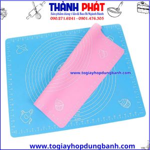 tấm chống dính nhào bột- thảm silicon chịu nhiệt- dụng cụ làm bánh-baking mat- tấm cán bột- đồ làm bánh