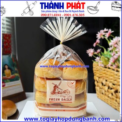 túi đựng thực phẩm- túi nilon đựng bánh-túi đựng bánh mì ngọt in hình-túi đựng bánh ngọt daily- túi đựng bánh trong suốt