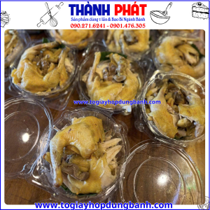 Hộp nhựa H147-hộp đựng bún trộn- hộp takeaway cao cấp-hộp đựng gà chặt- hộp đựng salad