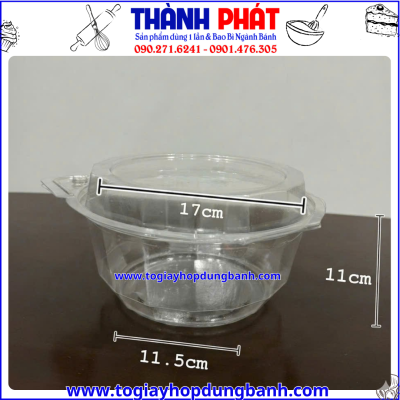 Hộp nhựa H147- hộp đựng gà chặt- hộp đựng salad- hộp đựng rau trộn- hộp nhựa đựng thực phẩm