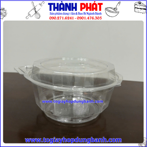 Hộp nhựa H147-hộp đựng gỏi trộn- hộp đựng trái cây- hộp đựng bún trộn- hộp takeaway cao cấp