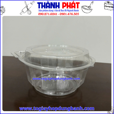 Hộp nhựa H147-hộp đựng gỏi trộn- hộp đựng trái cây- hộp đựng bún trộn- hộp takeaway cao cấp