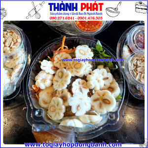Hộp nhựa H150- hộp đựng salad -hộp đựng trái cây cắt sẵn- hộp nhựa trong suốt đựng salad- hộp đựng đồ ăn healthy