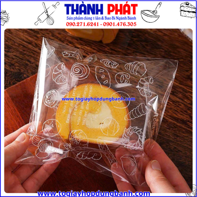 Túi đựng bánh sừng trâu- Túi opp đựng bánh- Túi đựng bánh mì- Túi đóng gói bánh ngọt- Túi trong suốt đựng bánh- Túi đựng bánh quy- Túi opp có keo dán.