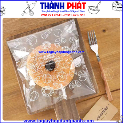 Túi đựng bánh sừng trâu- Túi opp đựng bánh- Túi đựng bánh mì- Túi đóng gói bánh ngọt- Túi trong suốt đựng bánh- Túi đựng bánh quy- Túi opp có keo dán.