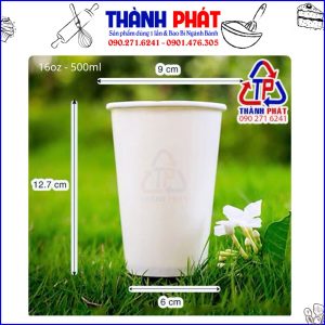 Ly giấy 16oz - Ly giấy 480ml - Ly 500ml