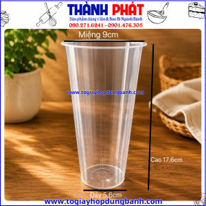 Ly nhựa cứng nắp tim 700ml - Ly nhựa cứng nắp tim