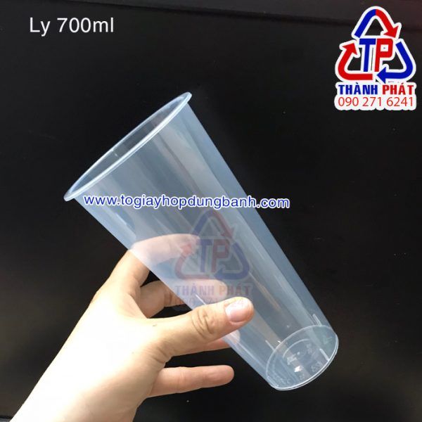 Ly nhựa cứng nắp tim 700ml - Ly nhựa cứng nắp tim