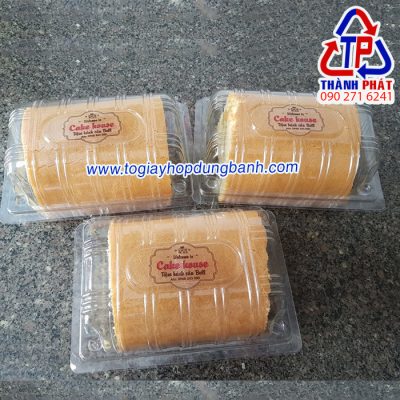 Hộp H149 - Hộp nhựa nắp gập H149 - Hộp nhựa H149 đựng bánh mì chà bông