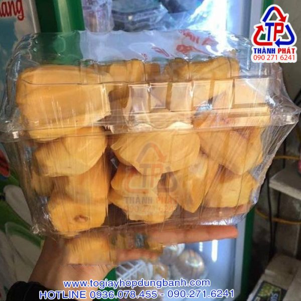 Hộp P1000B - Hộp đựng trái cây 1kg - Hộp đựng trái cây đục lỗ P1000B