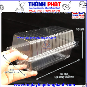 Hộp H07 đựng bánh mì hoa cúc- Hộp nhựa H07 đựng bánh mì tan chảy -Hộp H07 đựng bánh mì chà bông- Hộp H07 đựng bánh bao
