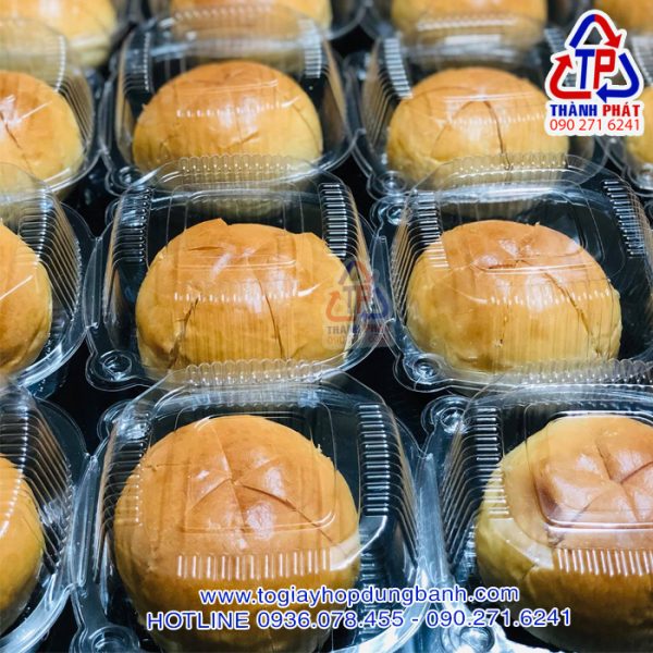 Hộp H128 đựng bánh trung thu rau câu - Hộp h128 đựng bánh trung thu - Hộp h128 đựng bánh humburger - Hộp H128 nắp gập