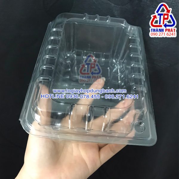 Hộp H145 đựng bánh sừng trâu - Hộp H145 đựng bánh bông lan trứng muối - Hộp H145 đựng bánh su kem