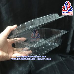 Hộp H145 đựng bánh sừng trâu - Hộp H145 đựng bánh bông lan trứng muối - Hộp H145 đựng bánh su kem