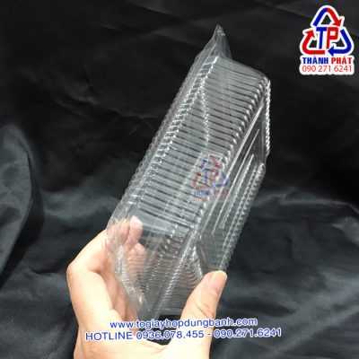 Hộp H55 đựng bánh su kem - Hộp H55 đựng bánh crep sầu riêng - Hộp H55 đựng bánh tráng trộn - Hộp H55 đựng sushi