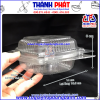 Hộp nhựa H128 đựng bánh trung thu rau câu Hộp H128 đựng bánh humburger -Hộp H128 đựng bánh trung thu -Hộp H128 đựng rau câu 3D -Hộp nhựa nắp gập H128 đựng bánh bông lan
