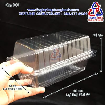 Hộp H07 đựng bánh mì hoa cúc - Hộp H07 đựng bánh bao - Hộp H07 đựng bánh bao - Hộp H07 đựng bánh mì phô mai tan chảy