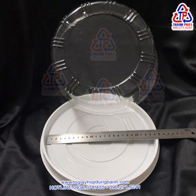 Hộp H122 đại đựng rau câu 3D trái tim - Hộp H122 cao đựng bánh kem 24cm - Hộp đựng bánh rau câu 3D size 24cm