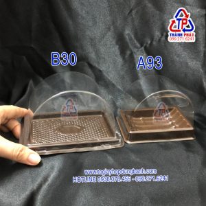 Hộp B30 đựng lát bánh bông lan cuộn - Hộp đựng lát bông lan cuộn - Hộp B30