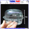 hộp H125 bầu, hộp đựng su kem tròn, hộp đựng bánh bao, hộp nhựa đựng bánh kẹo, hộp nhựa PET trong suốt, hộp đựng đồ ăn vặt