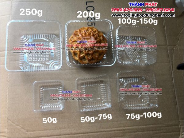 Khay đựng bánh trung thu 100g - khay đựng bánh trung thu 150g - chén trung thu 100g