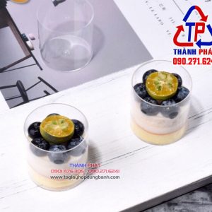 Ly LC-86 tròn đựng mousse nhỏ - Ly tiramisu LC-86 nhỏ tròn trang trí tiệc cưới - Ly panna cotta nhỏ trang trí tiệc