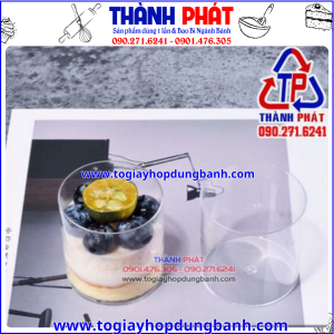 Ly LC-86 tròn đựng mousse nhỏ – Ly tiramisu LC-86 nhỏ tròn trang trí tiệc cưới – Ly panna cotta nhỏ trang trí tiệc