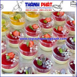 Ly mousse tròn 150ml - Ly 583 đựng panna cotta - Ly panna cotta 110ml - Ly XY583 đựng mousse - Ly panna cotta - Ly 583