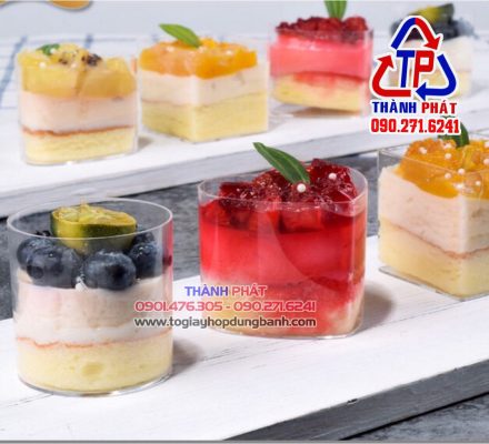 Ly LC-86 tròn đựng mousse nhỏ - Ly tiramisu LC-86 nhỏ tròn trang trí tiệc cưới - Ly panna cotta nhỏ trang trí tiệc