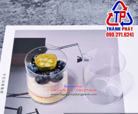 Ly LC-86 tròn đựng mousse nhỏ - Ly tiramisu LC-86 nhỏ tròn trang trí tiệc cưới - Ly panna cotta nhỏ trang trí tiệc