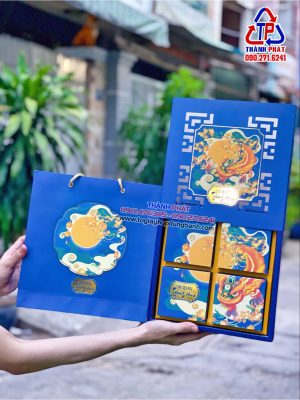 Vỏ Hộp đựng 4 bánh trung thu 150g -250g - Hộp đựng 4 bánh trung thu - Hộp đựng trung thu mẫu mới 2022