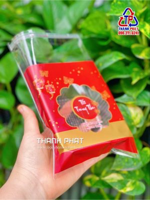 Túi miệng trung thu 300g - túi dán miệng đựng khay 11 - túi dán miệng khay trung thu 250g - Túi dán miệng đựng bánh trung thu 300g