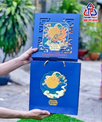 Vỏ Hộp đựng 4 bánh trung thu 150g -250g - Hộp đựng 4 bánh trung thu - Hộp đựng trung thu mẫu mới 2022