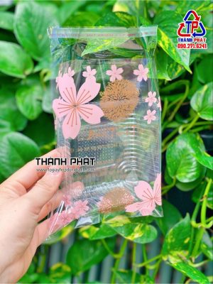 Túi miệng trung thu 300g - túi dán miệng đựng khay 11 - túi dán miệng khay trung thu 250g - Túi dán miệng đựng bánh trung thu 300g