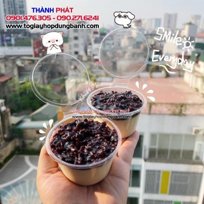 hủ sốt 4oz nắp liền - Hủ sốt 4oz - hủ tròn đựng panna cotta - hủ panna cotta nhỏ - hủ đựng nước chấm - hủ sốt 4oz