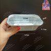 Khay nhôm bạc nhỏ nướng bánh mì - Khay bạc nướng bánh mì hoa cúc mini - khay nhôm bạc nướng bánh trực tiếp