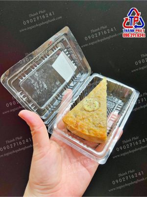 Hộp H154 đựng bánh chuối nhỏ - Hộp H154 đựng bánh ngọt - cung cấp hộp bánh cho xưởng bánh