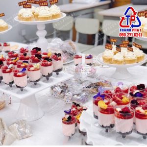 Ly GD-2030 đựng bánh mousse trang trí tiệc teabreak - Ly mousse trang trí tiệc cưới - ly panna cotta trang trí tiệc khai trương , hội nghị