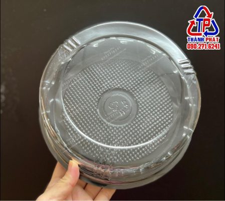 Hộp H47 đế đen - Hộp H47 thấp đế đen - Hộp đựng bánh bông lan 19cm H47 - Hộp đựng rau câu H47 - Hộp H47 thấp đế đen