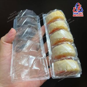 Hộp đựng 5 cái bánh Pía mini - Hộp đựng bánh pía nhỏ 5 cái - Hộp đựng 5 cái bánh pía sầu riêng mini