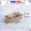 Hộp giấy E1685 - Hộp giấy chữ nhật E1685 nắp trong đựng bánh - Hộp đựng bánh 1685 chữ nhật - hộp giấy chữ nhật đựng bánh