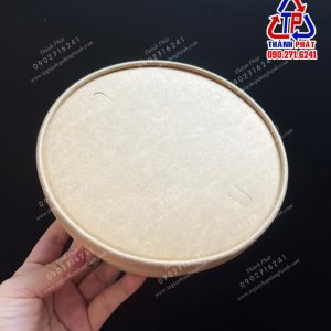 tô giấy kraft nắp giấy 1500ml - Tô giấy nắp giấy kraft 1500ml nắp giấy - tô giấy nướng bánh 1500ml - tô giấy nắp giấy 1500ml nắp giấy đựng thức ăn mang đi