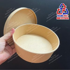 tô giấy kraft nắp giấy 1500ml - Tô giấy nắp giấy kraft 1500ml nắp giấy - tô giấy nướng bánh 1500ml - tô giấy nắp giấy 1500ml nắp giấy đựng thức ăn mang đi