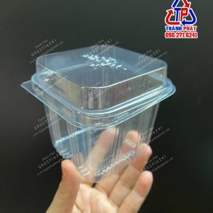 Hộp H167 đựng bánh mousse - Hộp H167 đựng bánh bông lan - Hộp H167 đựng bánh ngọt - Hộp vuông đựng bánh su