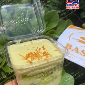 Hộp H167 đựng bánh mousse - Hộp H167 đựng bánh bông lan - Hộp H167 đựng bánh ngọt - Hộp vuông đựng bánh su