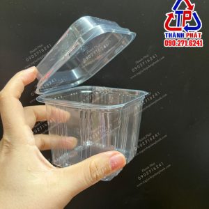 Hộp H167 đựng bánh mousse - Hộp H167 đựng bánh bông lan - Hộp H167 đựng bánh ngọt - Hộp vuông đựng bánh su