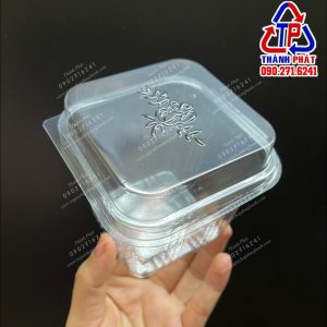 Hộp H167 đựng bánh mousse - Hộp H167 đựng bánh bông lan - Hộp H167 đựng bánh ngọt - Hộp vuông đựng bánh su