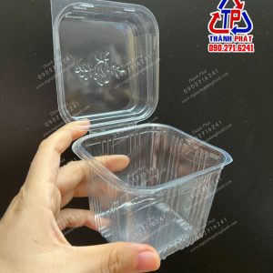 Hộp H167 đựng bánh mousse - Hộp H167 đựng bánh bông lan - Hộp H167 đựng bánh ngọt - Hộp vuông đựng bánh su