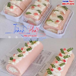 Hộp W180 đựng bánh cuộn - Hộp W180 đựng bánh bông lan chà bông - Hộp W180 đựng bánh phô mai tan chảy - hộp w180 đựng bánh buche